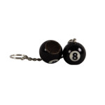 8 Ball Keyring With Tip Rougher