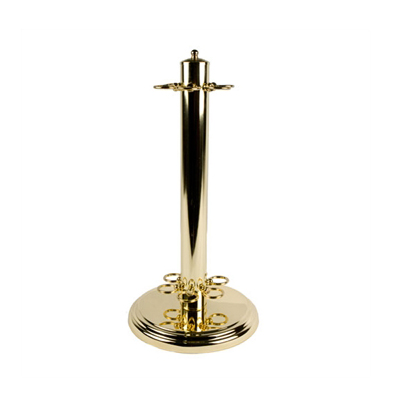 Metal-Cue-Stand---Gold-(6-cues)